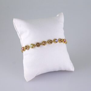 Bracelets Women/ Manillas Mujer/  14K Real Color/  Zircon Stone// B1093