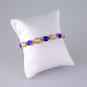 Women Bracelets/ Pulseras Dama/ Zircon Stone/14K Real Color// B1095