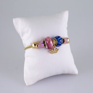 Women Bracelets/ Pulseras Dama/  Zircon Stone/  14K Real Color// B1109