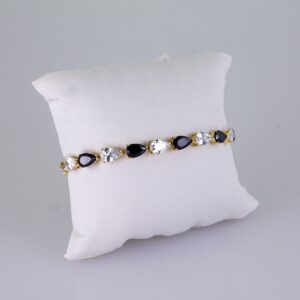Women Bracelets/ Pulseras Dama/  Zircon Stone/  14K Real Color// B1126