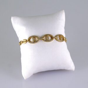 Women Bracelets/ Pulseras Dama/  Zircon Stone/  14K Real Color// B1137