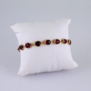 Women Bracelets/ Pulseras Dama/ Zircon Stone/ 14K Real Color// B1170