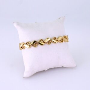 Women Bracelets/ Pulseras Dama/ Plain/ 14K Real Color//B1200