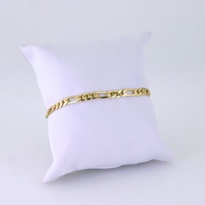 Women Bracelets/ Pulseras Dama/ Plain/ 14K Real Color// B1201