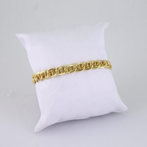Bracelets/ Pulseras/ Plain/ 14K Real Color/ 8mmx8?// B1215