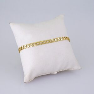 Bracelets/ Pulseras / Plain 4mm/ 14K Real Color// B1226