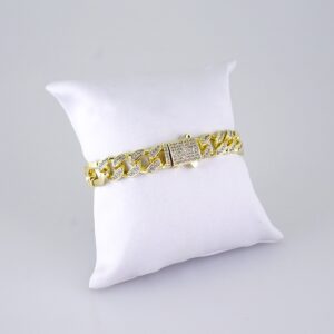 Bracelets/ Zircon Stone/ 14K Real Color/ 8mm/Cierre Original// B1227