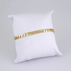 Bracelet-Pulsera-Plain-14K Real Color-6mm-B1260