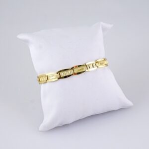 B1282 Bracelets Woman/ Pulseras Dama/ Plain/ 14K Real Color