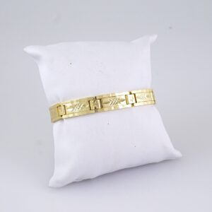 B1283 Bracelets Woman/ Pulseras Dama/ Plain/ 14K Real Color