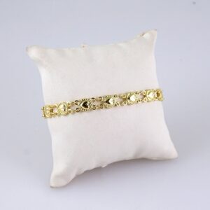 B1287 Bracelets Woman/ Pulseras Dama/ Plain/ 14K Real Color