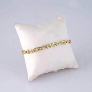 B1289 Women’s Bracelet – Pulseras Dama – Zircon Stone – 14K Real Color