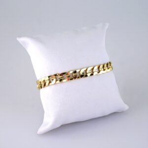 B1292 Bracelets Woman/ Pulseras Dama/ Plain/ 14K Real Color 8MM