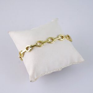 B1297 Bracelets Woman/ Pulseras Dama/ Plain/ 14K Real Color