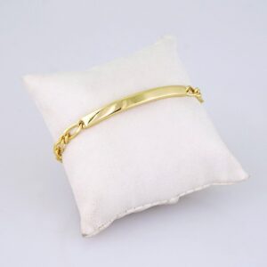 B1319 Bracelet – Pulseras/Plain/ 14K Real Color