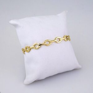 B1341 Bracelet – Pulseras/Plain/ 14K Real Color