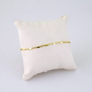 B1344 Bracelet – Pulseras/Plain/ 14K Real Color