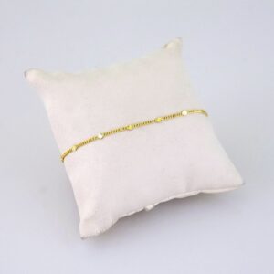 B1345 Bracelet – Pulseras/Plain/ 14K Real Color