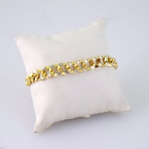 B1357 Bracelet – Pulseras – Zircon Stone – 14K Real Color