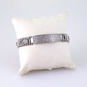 B1361 Bracelet – Pulseras – Zircon Stone – Silver Color