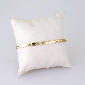 B1374 Bracelet  Pulseras  Zircon Stone  14K Real Color
