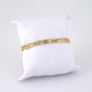 B1365 Bracelet  Pulseras  Zircon Stone  14K Real Color