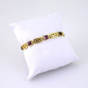 B1367 Bracelet  Pulseras  14K Real Color