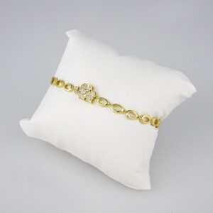 Bracelets Woman/ Pulseras Dama/ Zircon Stone/ 14K Real Color// B229