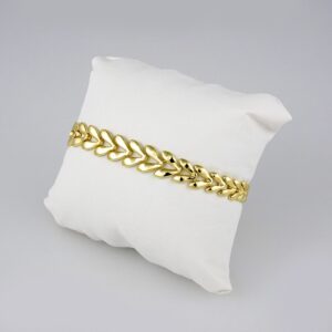 Bracelets Woman/ Pulseras Dama/ Plain/ 14K Real Color// B232