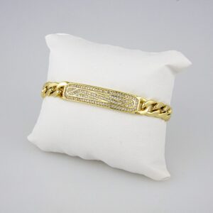 Bracelets Woman/ Pulseras mujer/ Zircon Stone/ 14K Real Color// B250