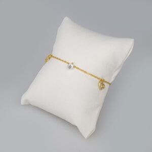 Bracelets Woman/ Pulseras Dama/  Zircon Stone/ 14K Real Color// B258
