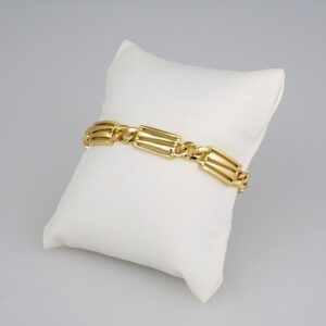 Bracelets Woman/ Pulseras Dama/ Plain/ 14K Real Color// B302