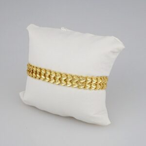 Bracelets Woman/ Pulseras Dama/ Plain/ 14K Real Color// B314