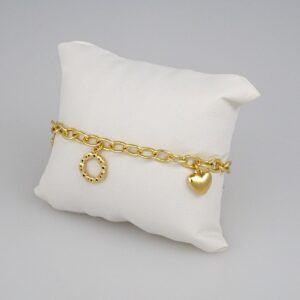 Bracelets Woman/ Manillas Mujer/  14K Real Color/  Zircon Stone// B372