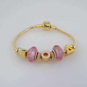 Women Bracelets/ Pulseras Dama/  Zircon Stone/  14K Real Color// B792