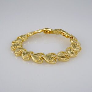 Bracelets Woman/ Pulseras Dama/ Plain/ 14K Real Color// B414
