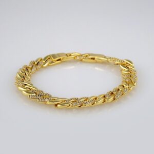 Bracelets Woman/ Pulseras mujer/   Zircon Stone/  14K Real Color// B426