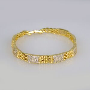 Bracelets Women/ Manillas Mujer/  14K Real Color/  Zircon Stone// B465