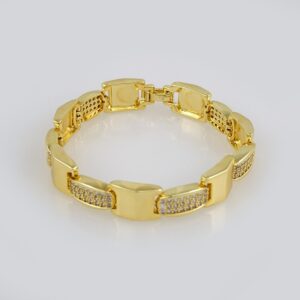 Bracelets Women/ Manillas Mujer/  14K Real Color/  Zircon Stone// B477