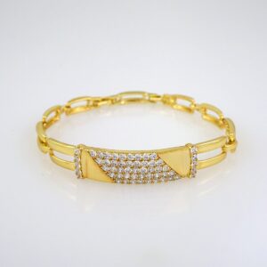 Woman Bracelets/ Pulseras Dama/ Zircon Stone/ 14K Real Color// B503