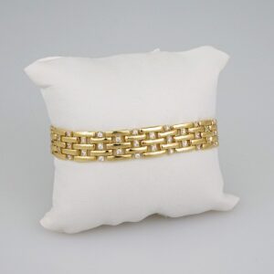 Women Bracelets/ Pulseras Dama/  Zircon Stone/  14K Real Color// B568