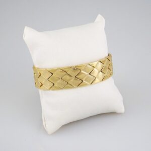 Women Bracelets/ Pulseras Dama/ Plain/14K Real Color// B580