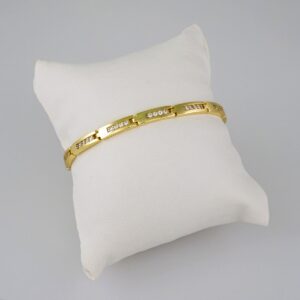 Women Bracelets/ Pulseras Dama/  Zircon Stone/  14K Real Color// B594