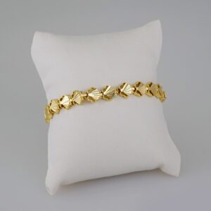 Women Bracelets/ Pulseras Dama/  Plain/  14K Real Color// B617