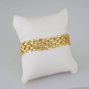 Women Bracelets/ Pulseras Dama/  Plain/  14K Real Color// B619