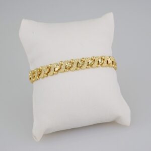 Women Bracelets/ Pulseras Dama/  Plain/  14K Real Color// B627