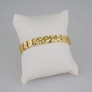 Women Bracelets/ Pulseras Dama/  Plain/  14K Real Color// B644