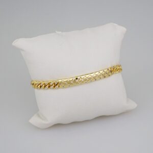 Women Bracelets/ Pulseras Dama/  Zircon Stone/  14K Real Color// B661