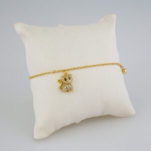 Bracelets Women/ Manillas Mujer/  14K Real Color/  Zircon Stone// B758