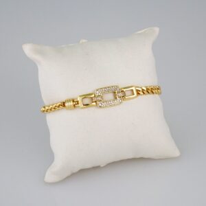 Bracelets Women/ Manillas Mujer/ 14K Real Color/Zircon Stone// B794